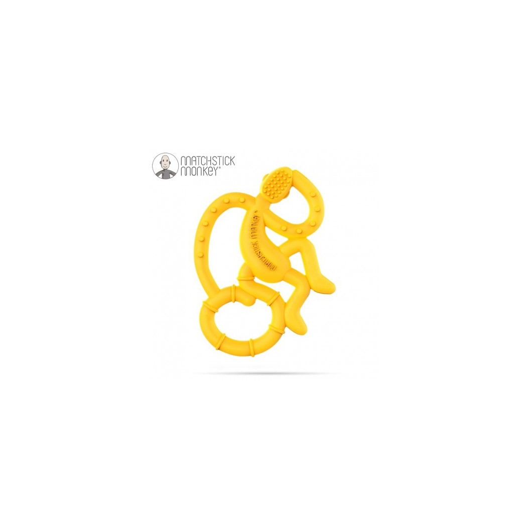 Gryzak Dentystyczny Małpka Mini - Yellow - Matchstick Monkey