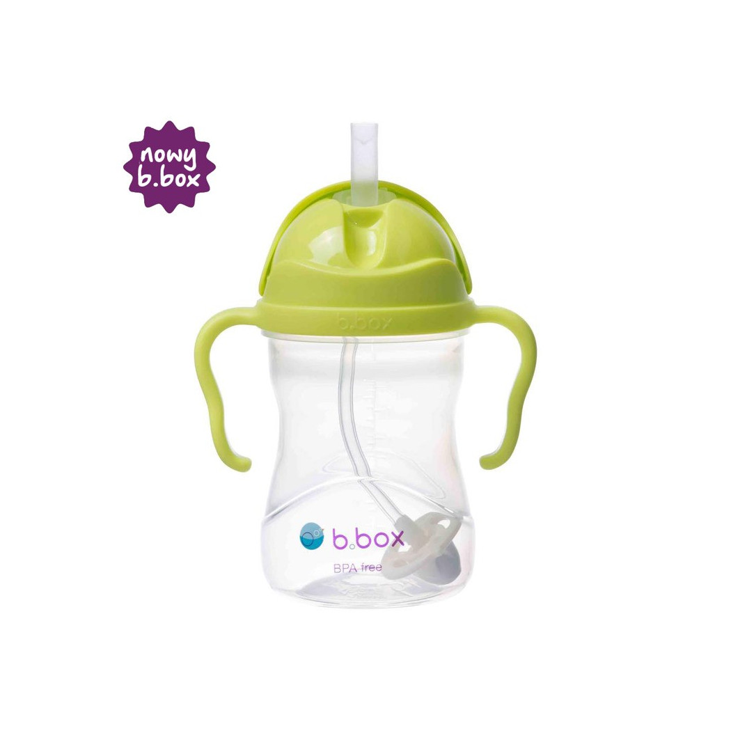 Ananasowy Innowacyjny Bidon ze Słomką Niekapek 240 ml- B.BOX