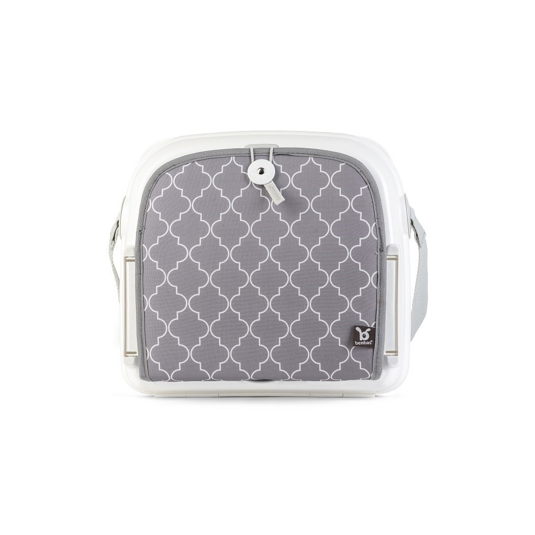 WYPRZEDAŻ Benbat - Szara Walizeczka i Krzesełko 2w1 Stone Ar/Szare -Yummigo2