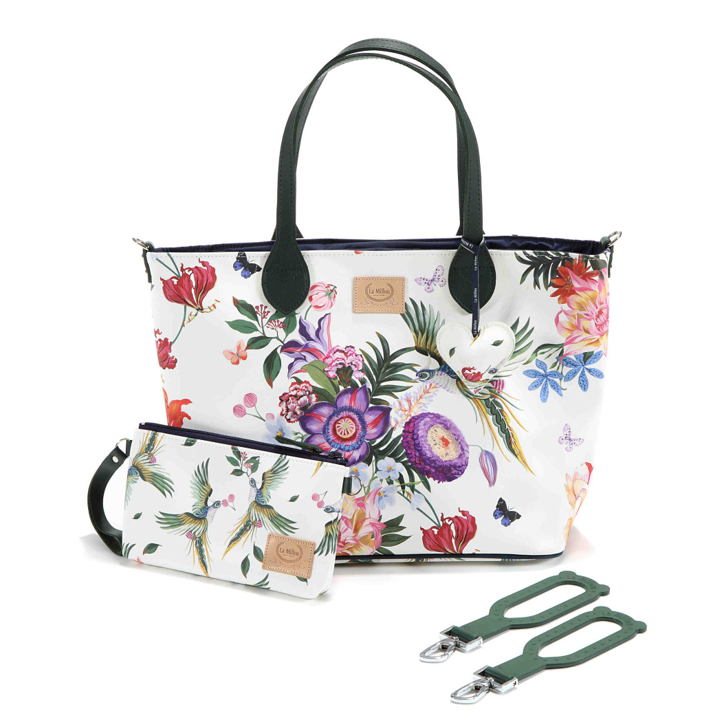 Torba Large Zip z Saszetką - Paradise - Premium - La Millou Feeria