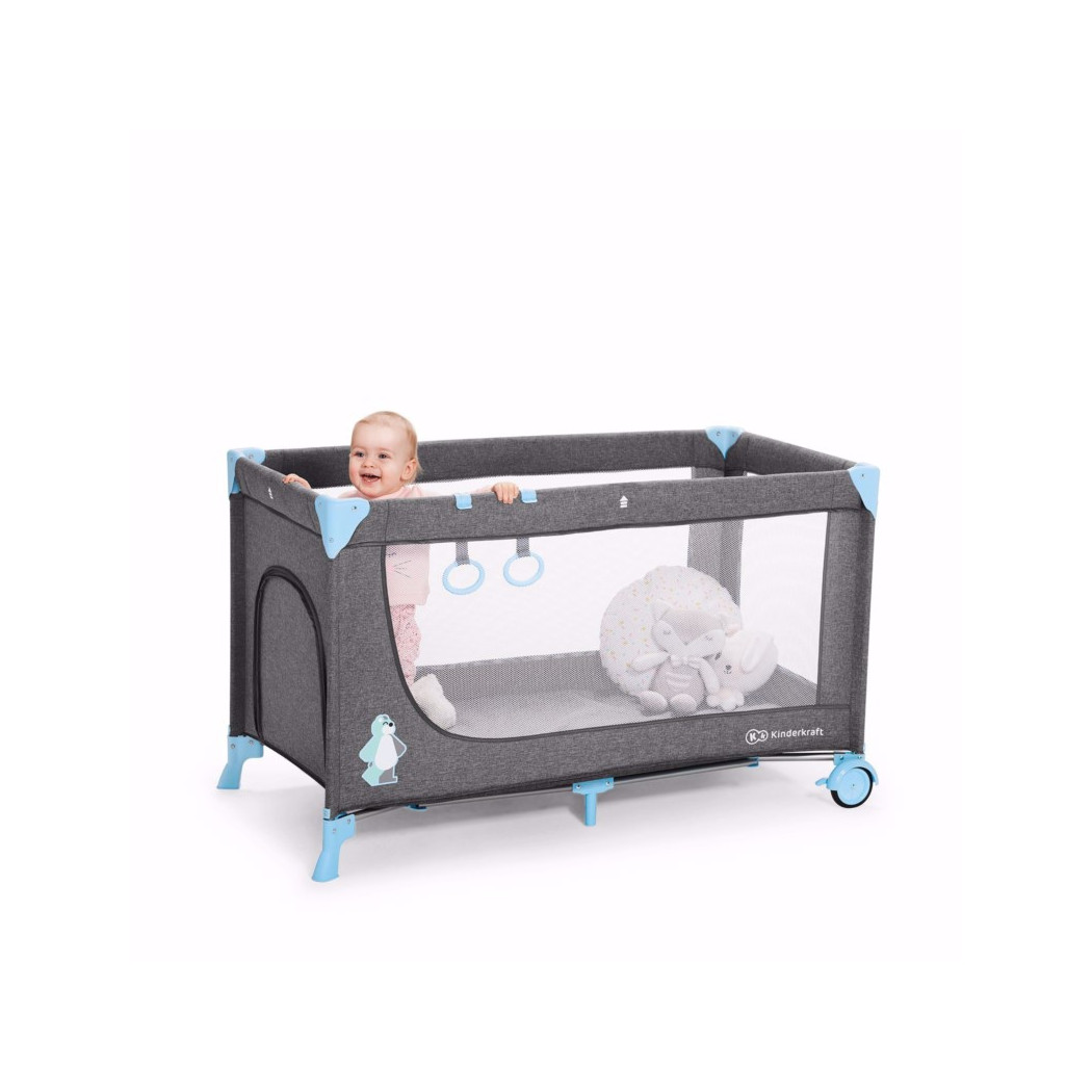 Łóżeczko Turystyczne JOY - Blue - Kinderkraft