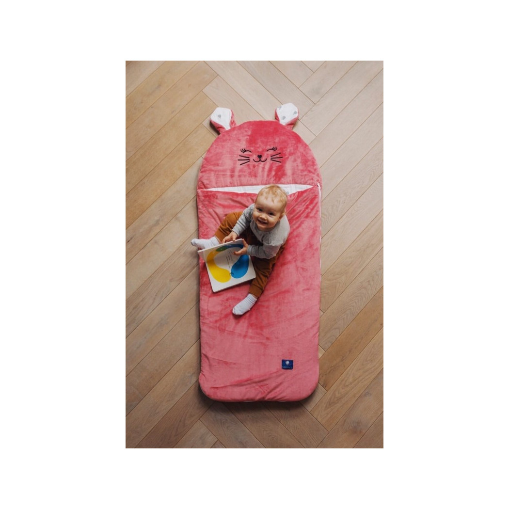 Śpiworek Sleepover M - Kotka Florence/Truskawkowy - rozm. M - Vestom - Kidspace
