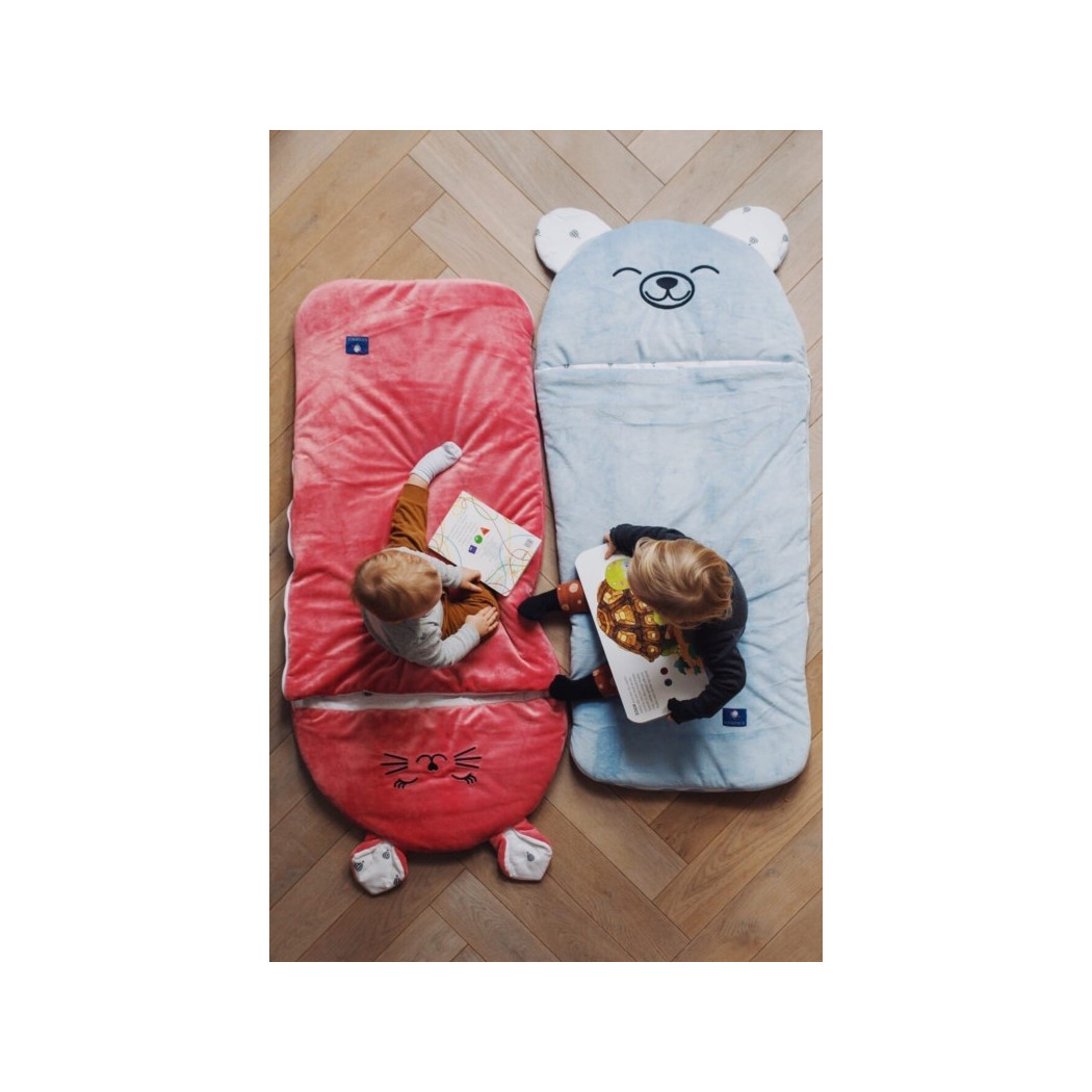 Śpiworek Sleepover M - Kotka Florence/Truskawkowy - rozm. M - Vestom - Kidspace