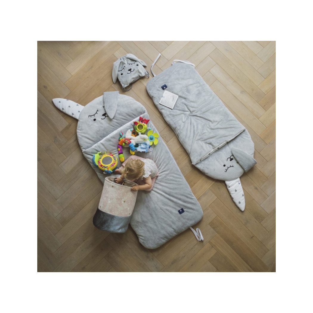 Śpiworek Sleepover M - Szary Zając - rozm. M - Vestom - Kidspace