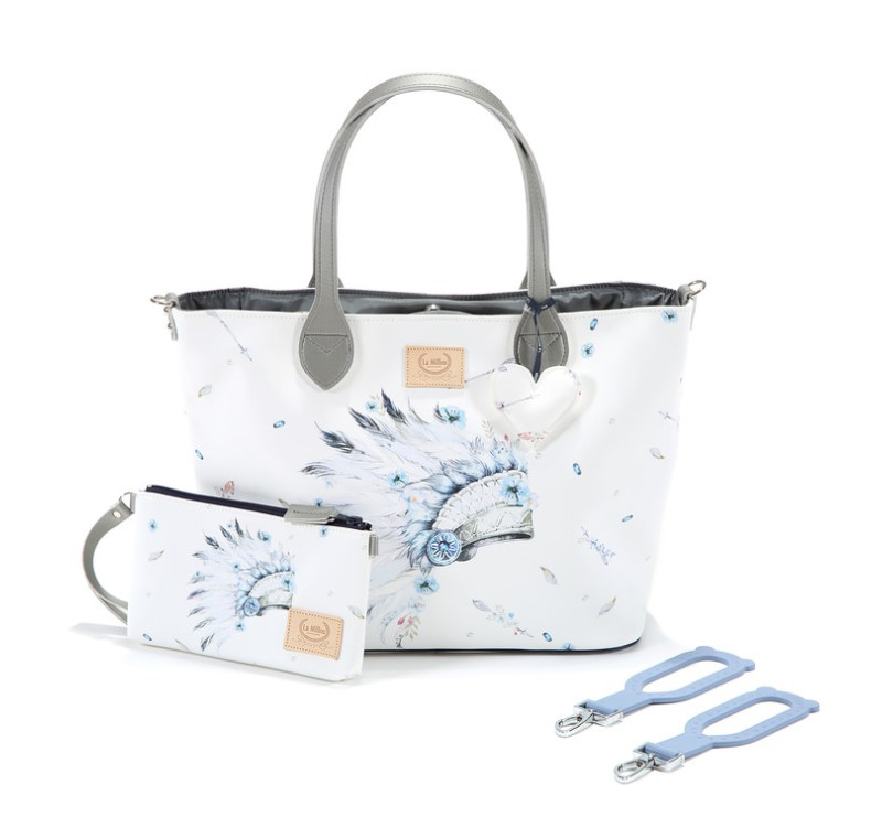 Torba Medium z Saszetką Navaho Sky Bright Premium By La Millou Torba Medium z Saszetką Navaho Sky Bright
