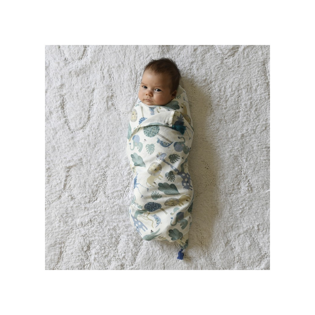 Bambusowy Otulacz- Boho Royal Arrows - Mgiełka - La Millou - Bamboo Fringe 110x140 - King Size