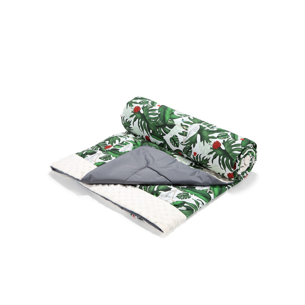 Evergreen Tiger & Ecru - Koc Piknikowy Picnic Z Kieszonką/Mata Do Zabawy XL - La Millou