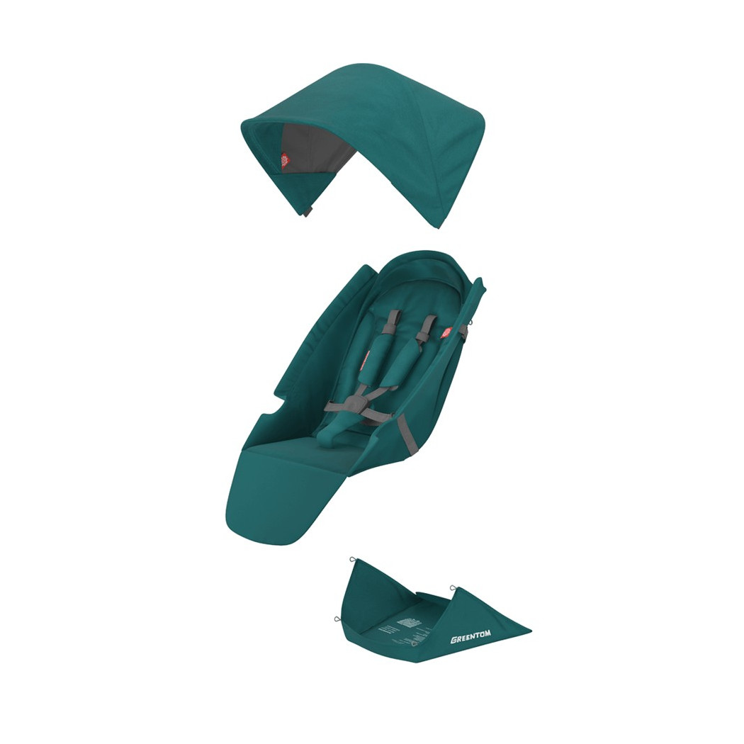 Greentom  Classic - tapicerka - butelkowa / teal / petrol - materiał butelkowy