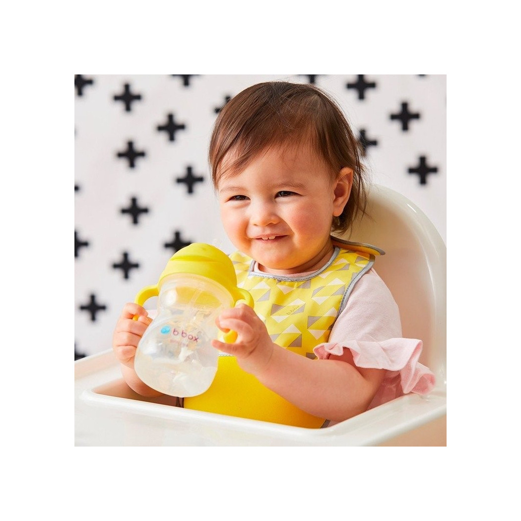 Winogronowy Innowacyjny Bidon ze Słomką Niekapek 240 ml- B.BOX