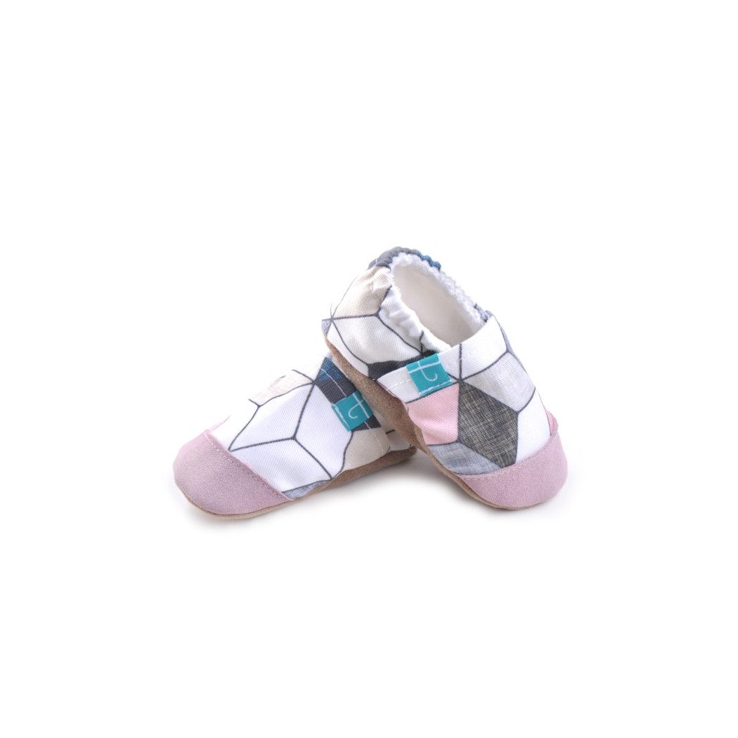 WYPRZEDAŻ PINK DIAMOND ze skórką - rozmiar 37 - Papcie Damskie - Titot - SKÓRZANA PODESZWA