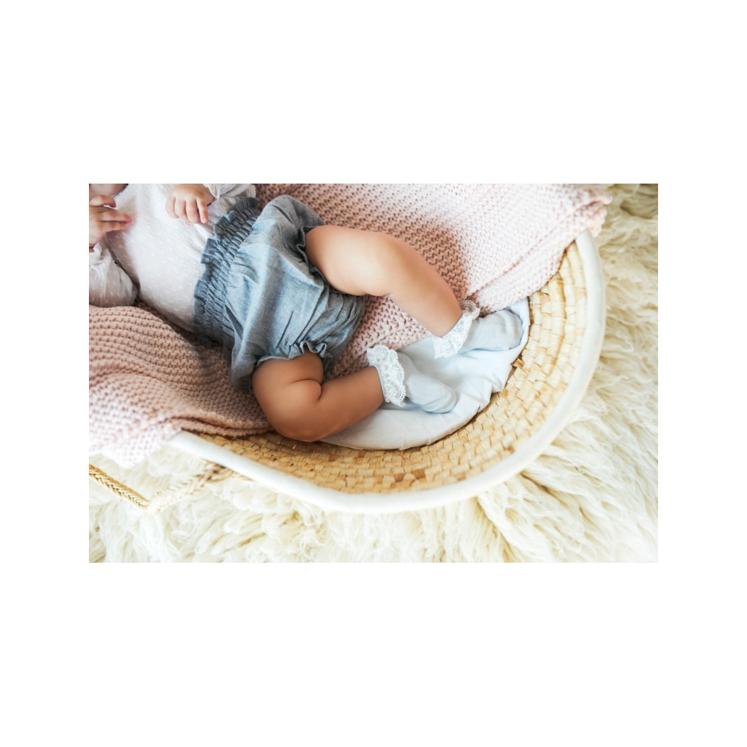 Skarpetki dziecięce 6-12 miesięcy - Strojnisie - Dostojna Szarość - Mamas Feet - Mama's Feet