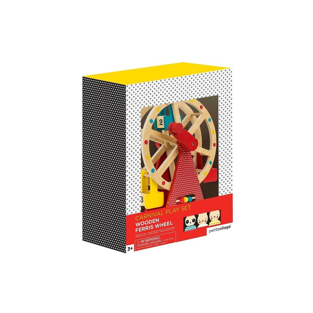 Diabelski Młyn Drewniany - Petit Collage - Montessori