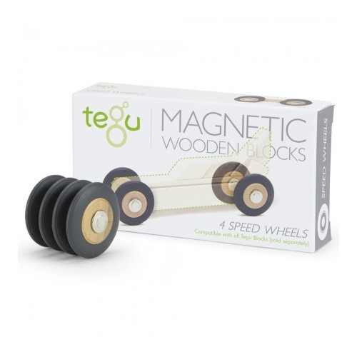 Magnetyczne Koła - System ACCESSORIES - Drewniane Klocki Magnetyczne - Tegu