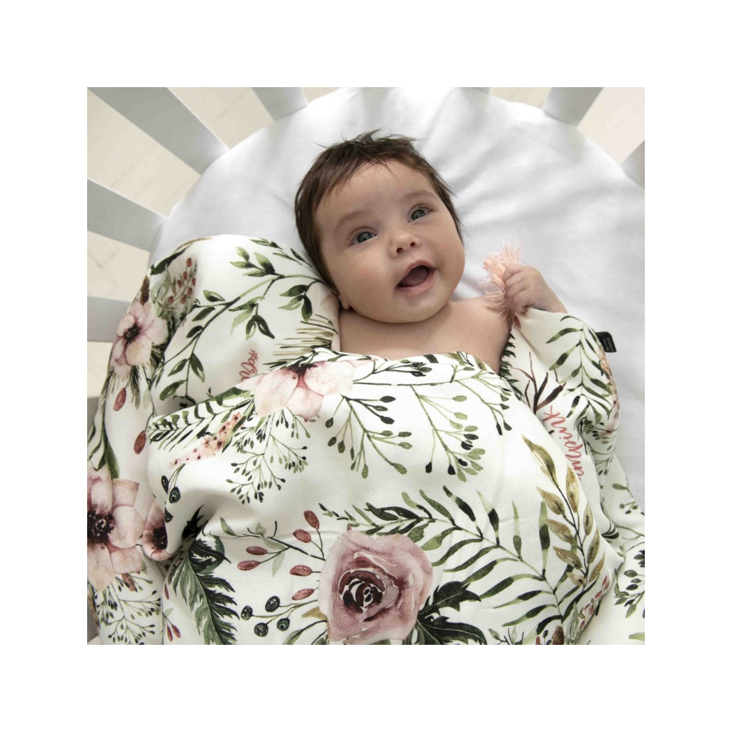 Bambusowa Kołderka - Lady Peony- Medium Size - Bamboo Bedding 80x100 By M. Rozenek - La Millou