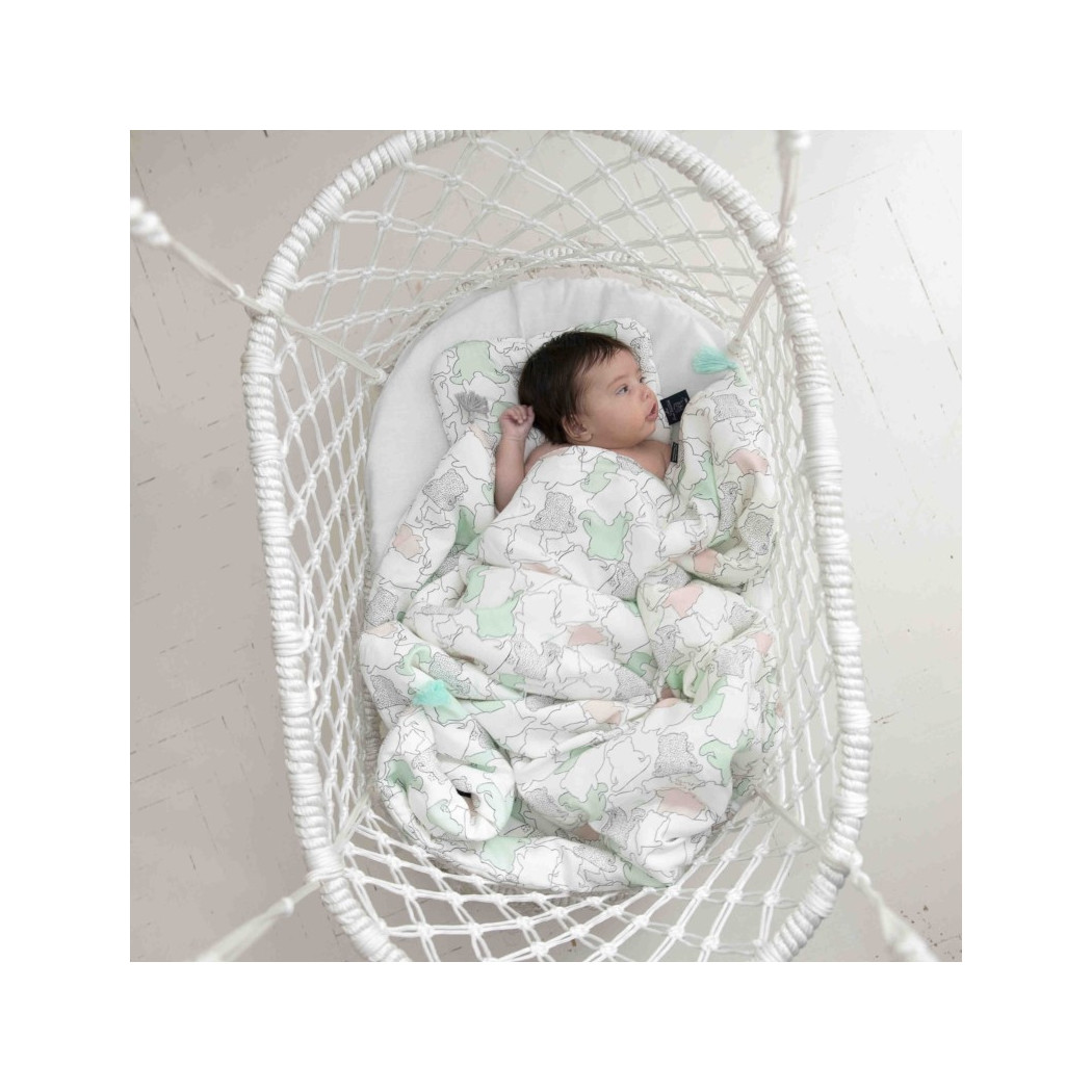 Bambusowa Kołderka - Lady Peony- Medium Size - Bamboo Bedding 80x100 By M. Rozenek - La Millou