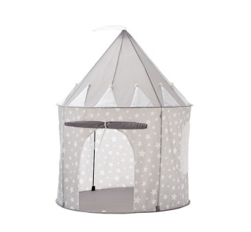 Kids Concept - Namiot Szary w Gwiazdy - Grey Gwiazdki