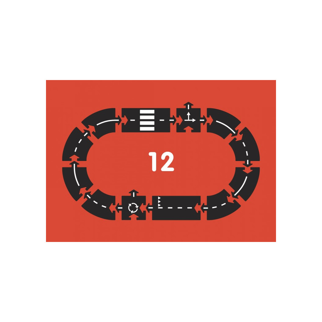 Droga do Układania - Ringroad/Obwodnica - 12 elementów - WayToPlay