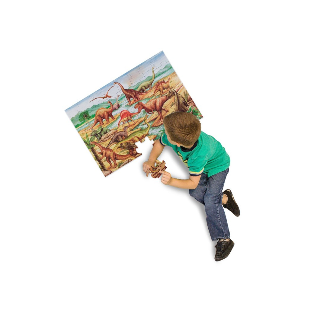Puzzle Podłogowe Dinozaury - 48 kawałków - Melissa & Doug