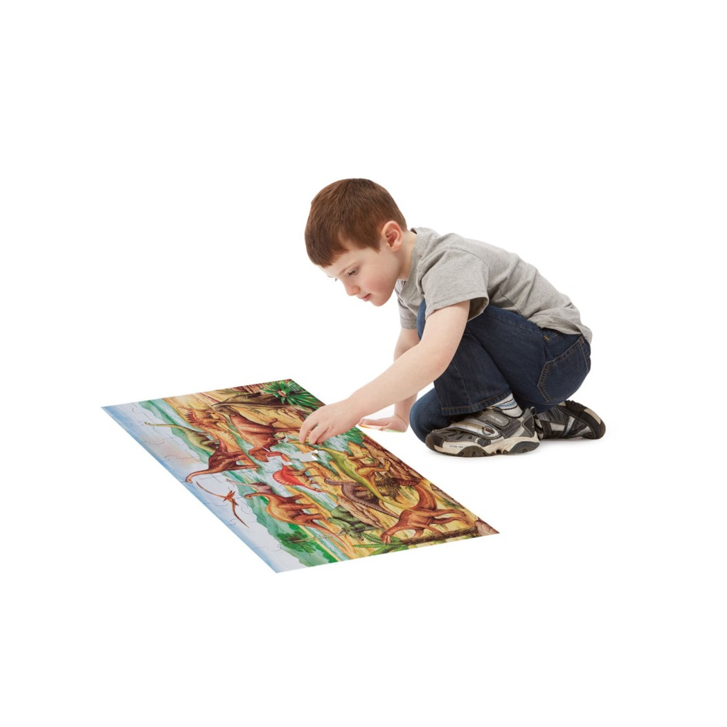 Puzzle Podłogowe Dinozaury - 48 kawałków - Melissa & Doug