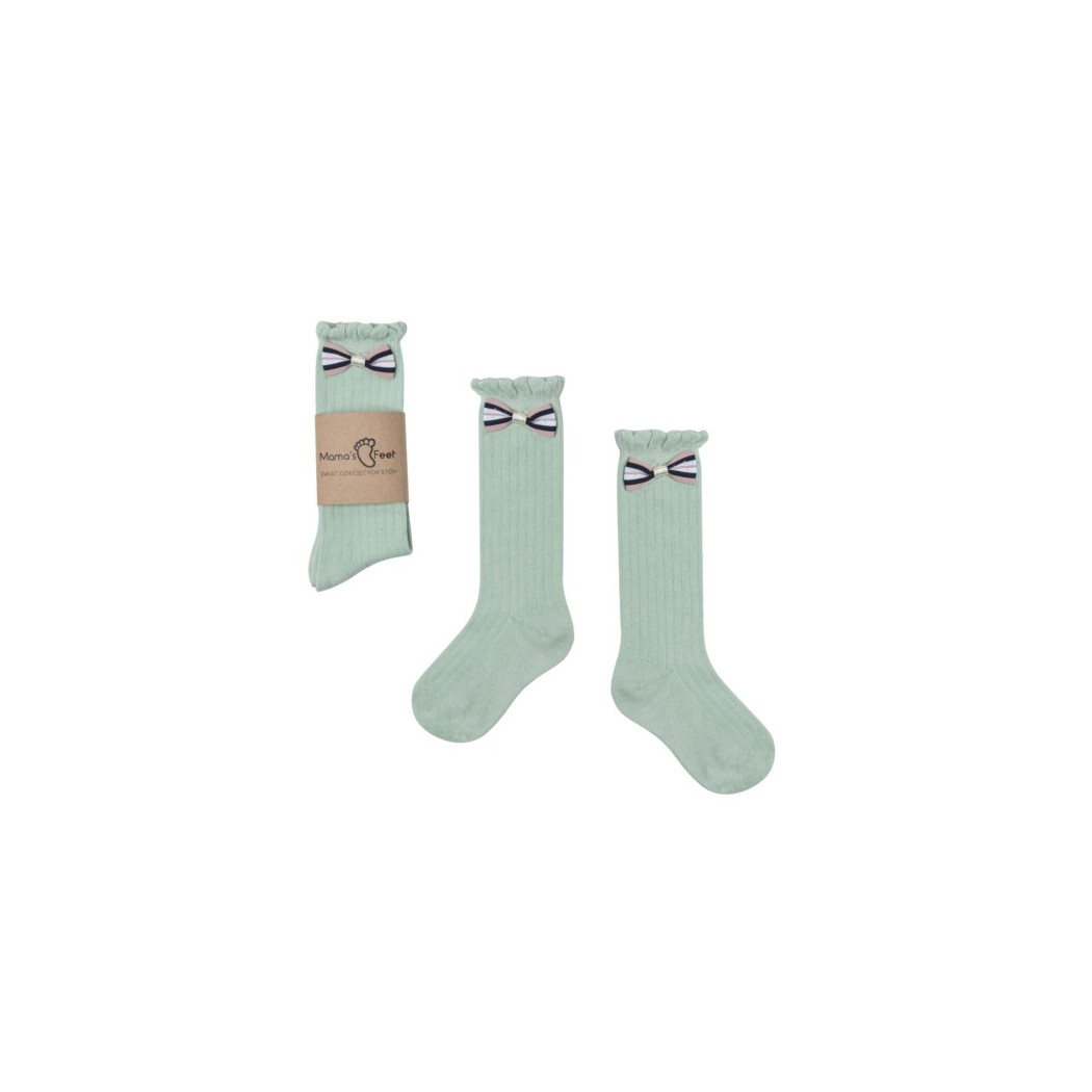 Podkolanówki 4-6 lat - Miętowa Księżniczka - Mamas Feet - Mama's Feet