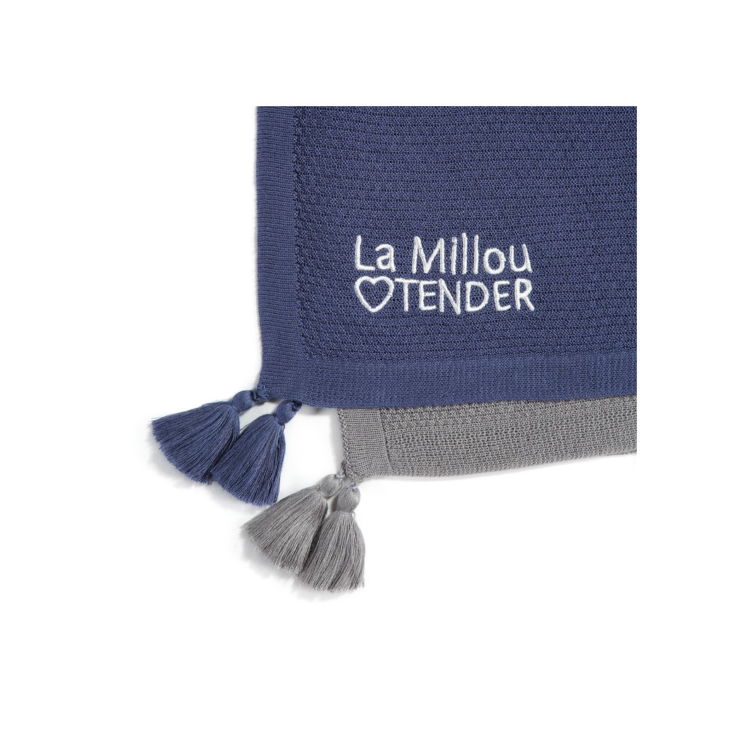 Kocyk Dzianinowy Waffle - Rainbow Blast - Bamboo Tender Blanket - 85x85cm - La Millou