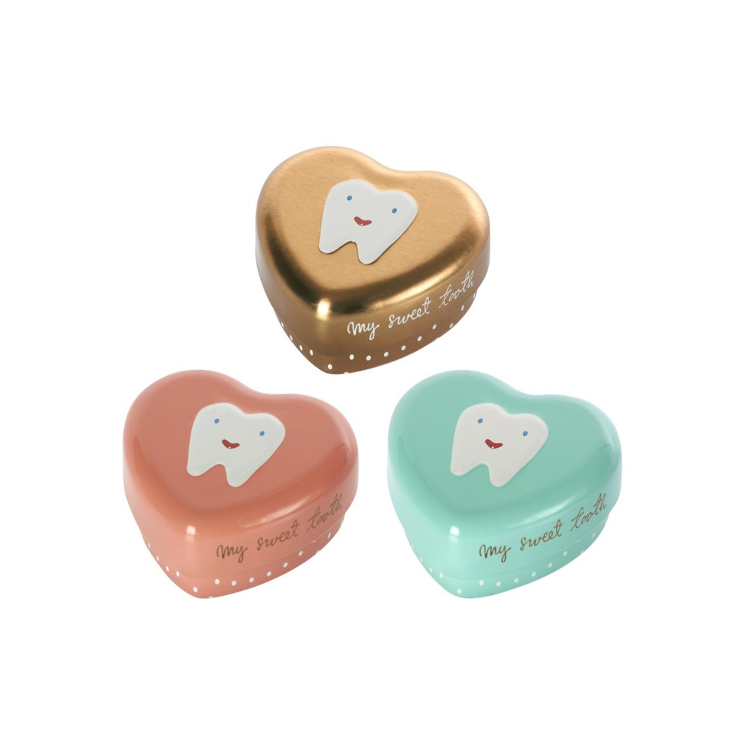 Pudełko na Ząbek - Miętowe Serduszko - Maileg