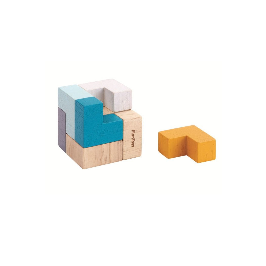 Puzzle Sześcienne - Mini Sześcian - zabawka zręcznościowa - Plan Toys