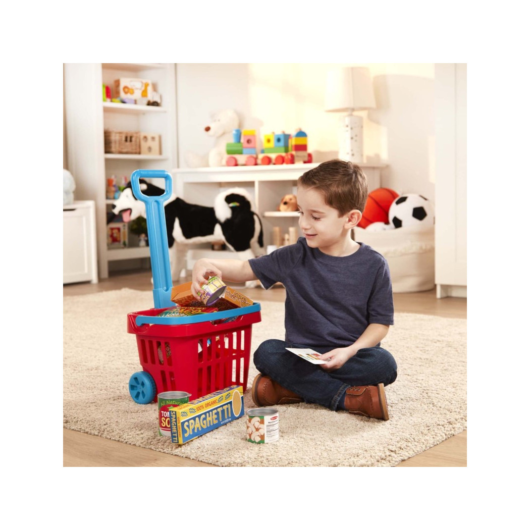 WYPRZEDAŻ Koszyk Zakupowy z Akcesoriami Spożywczymi - Melissa & Doug