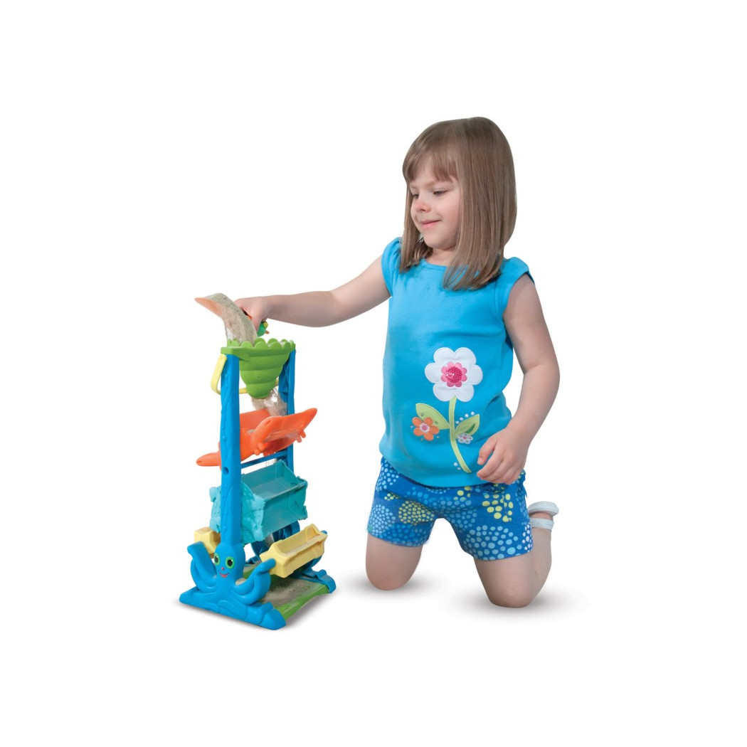 Kolorowy Młynek do Piasku z Uchwytem- Melissa &  Doug