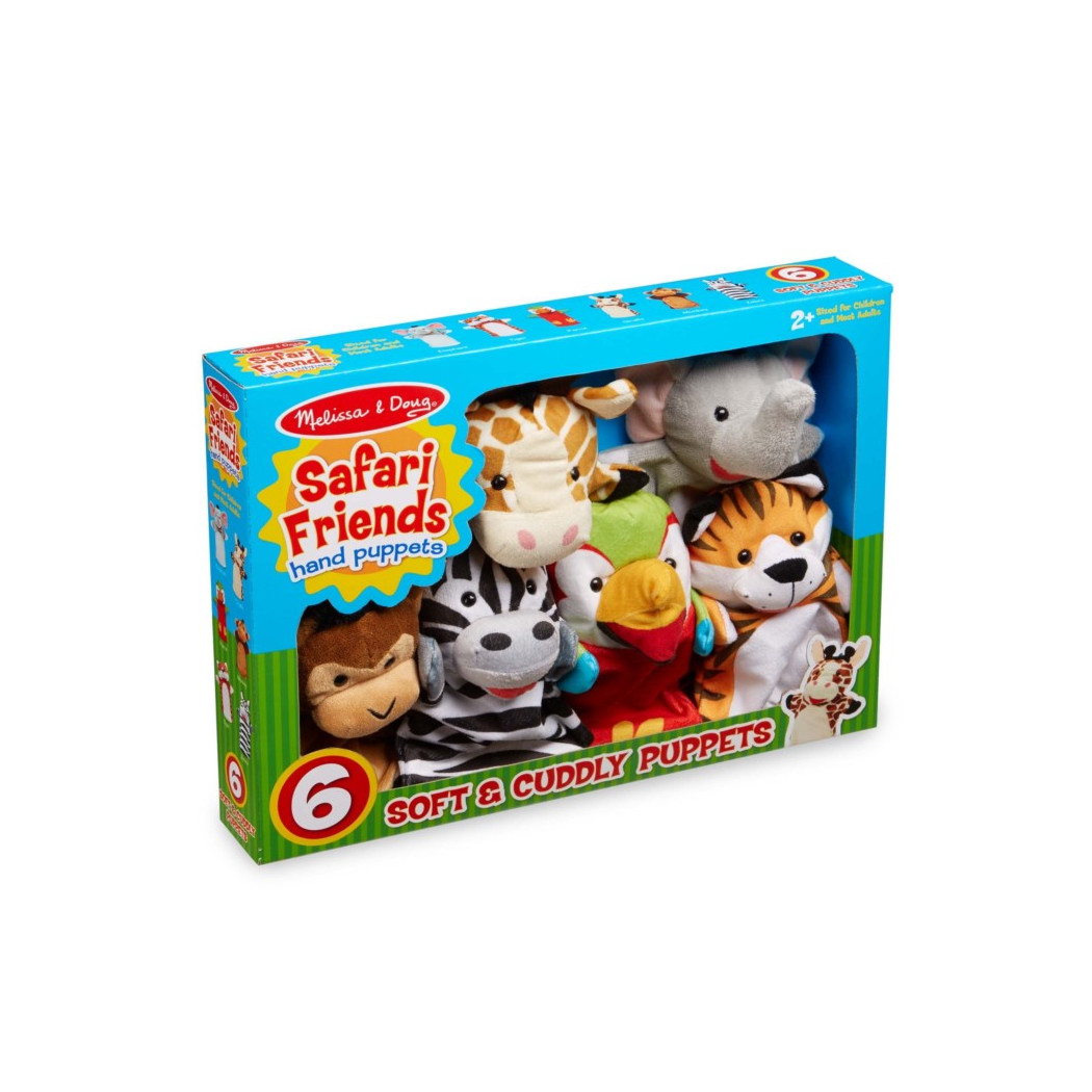 Pacynki na rękę zwierzątka safari - Melissa & Doug