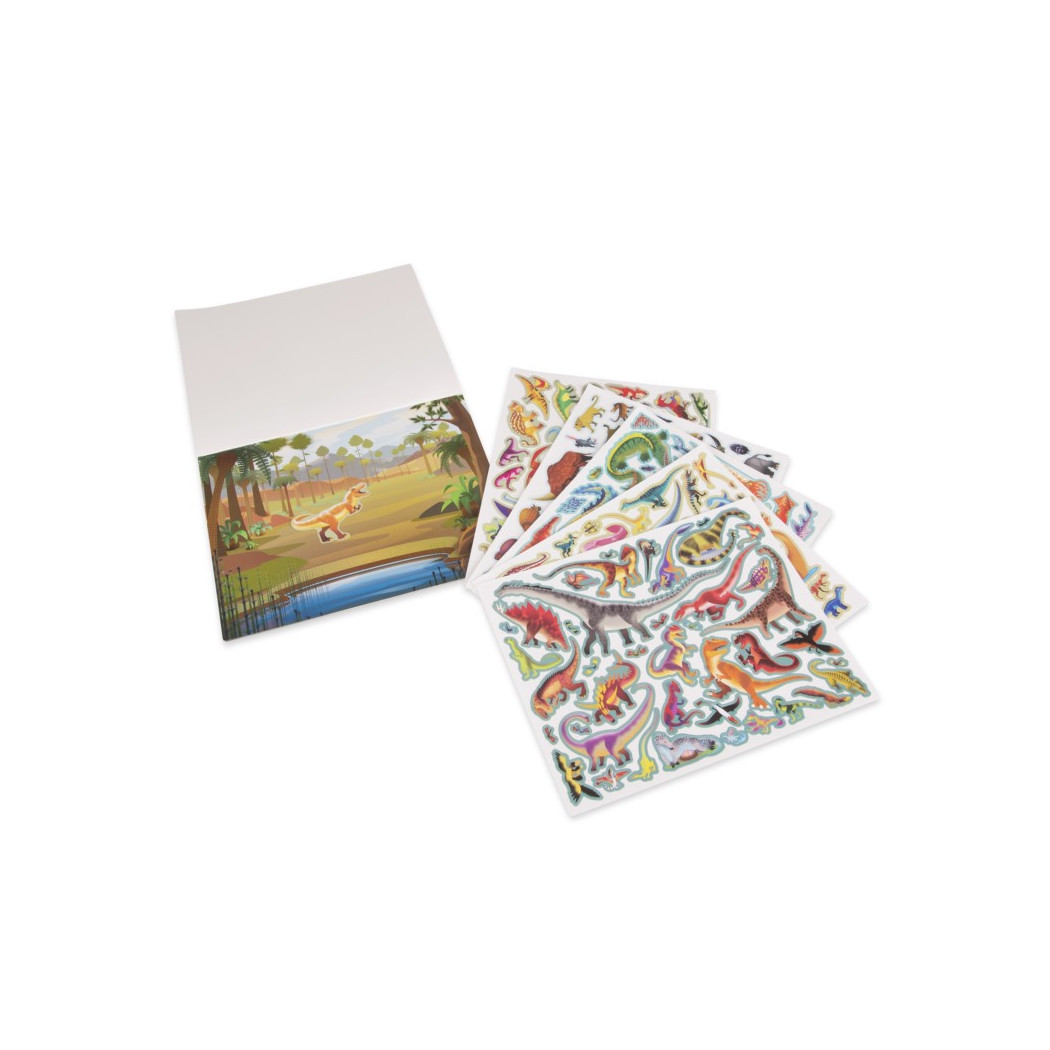 Prehistoria - Wyklejanka wielokrotnego użytku - Naklejki - Melissa & Doug