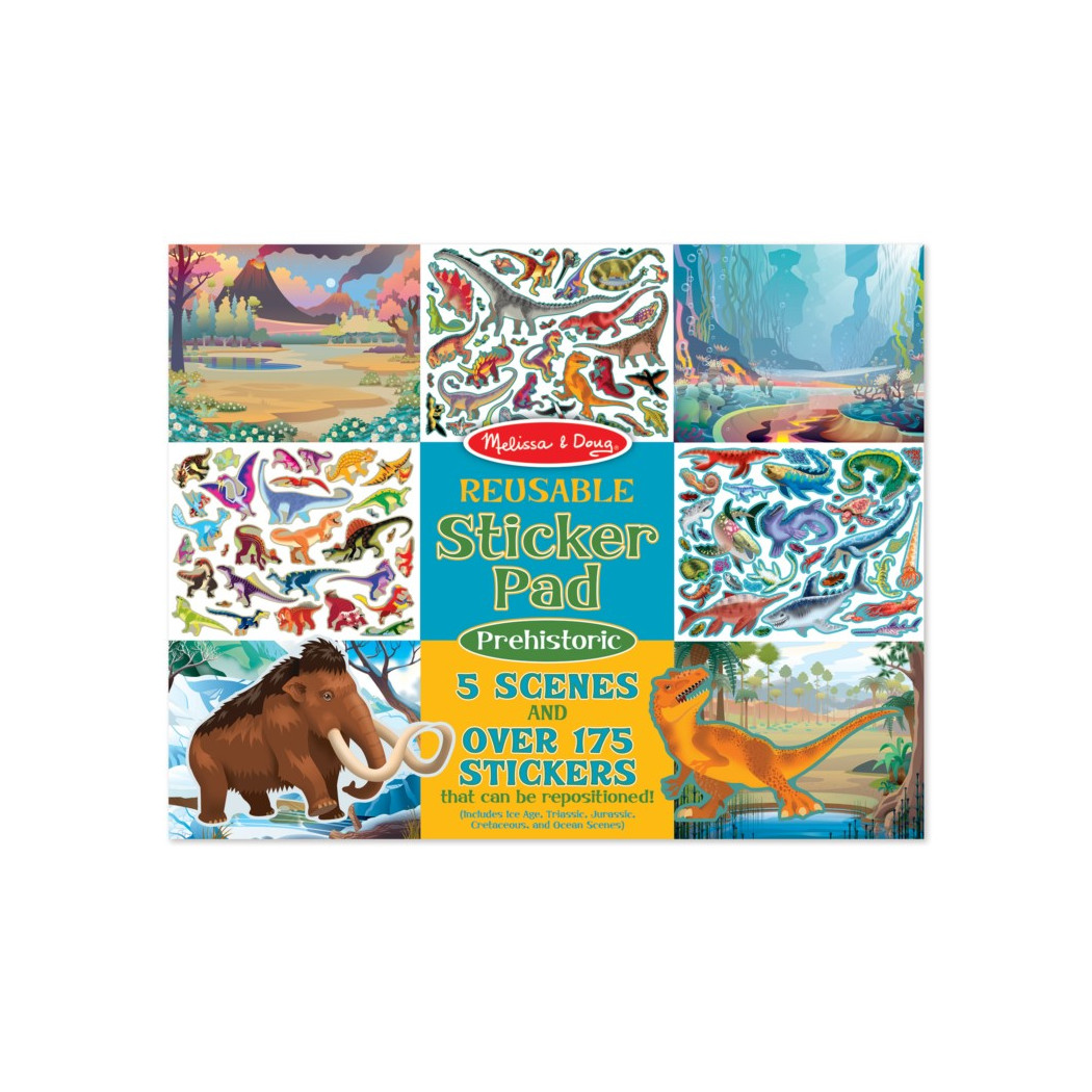 Prehistoria - Wyklejanka wielokrotnego użytku - Naklejki - Melissa & Doug