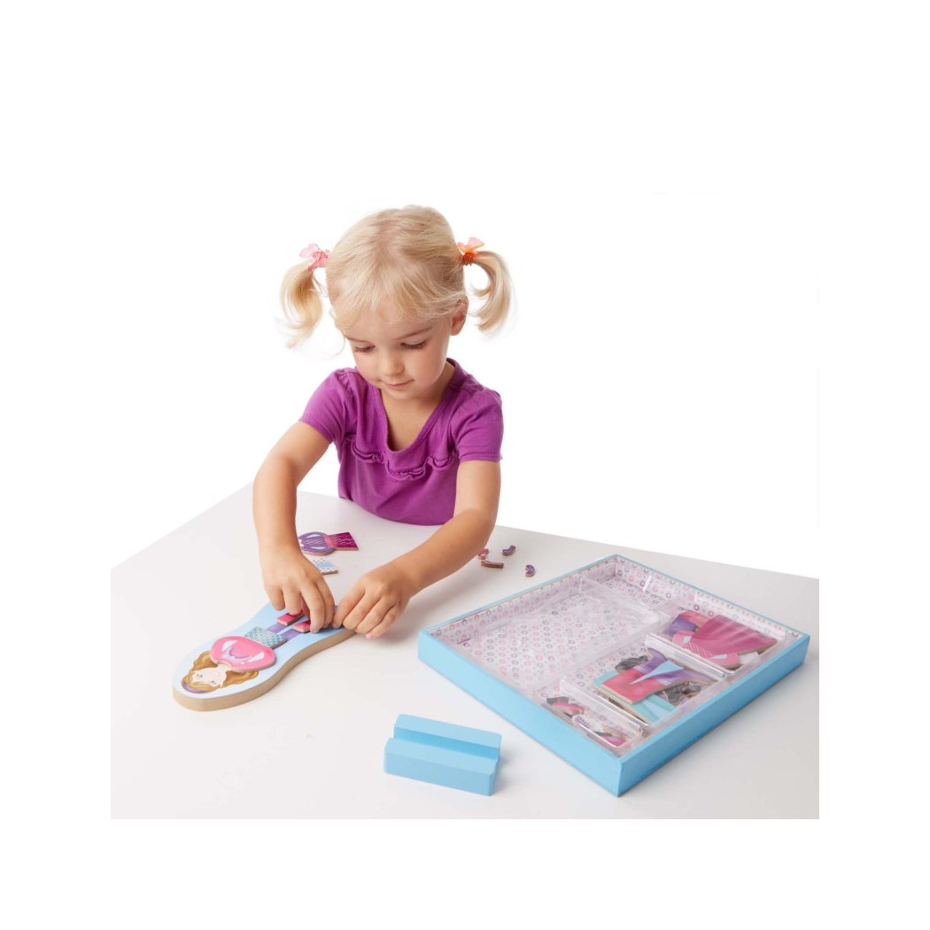 Puzzle Magnetyczne Ubieranka - Układanka - Moda - Melissa & Doug - Montessori