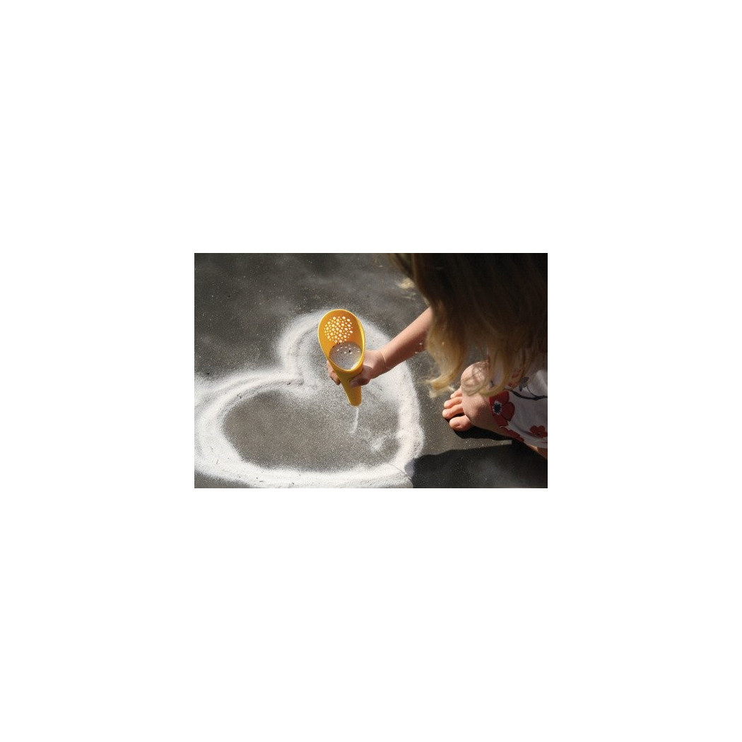 Cuppi Lagoon Green Blue - Zestaw 2 Łopatek wielofunkcyjnych z piłeczką - Łopatka i Sitko do Piasku - Lejek - Quut