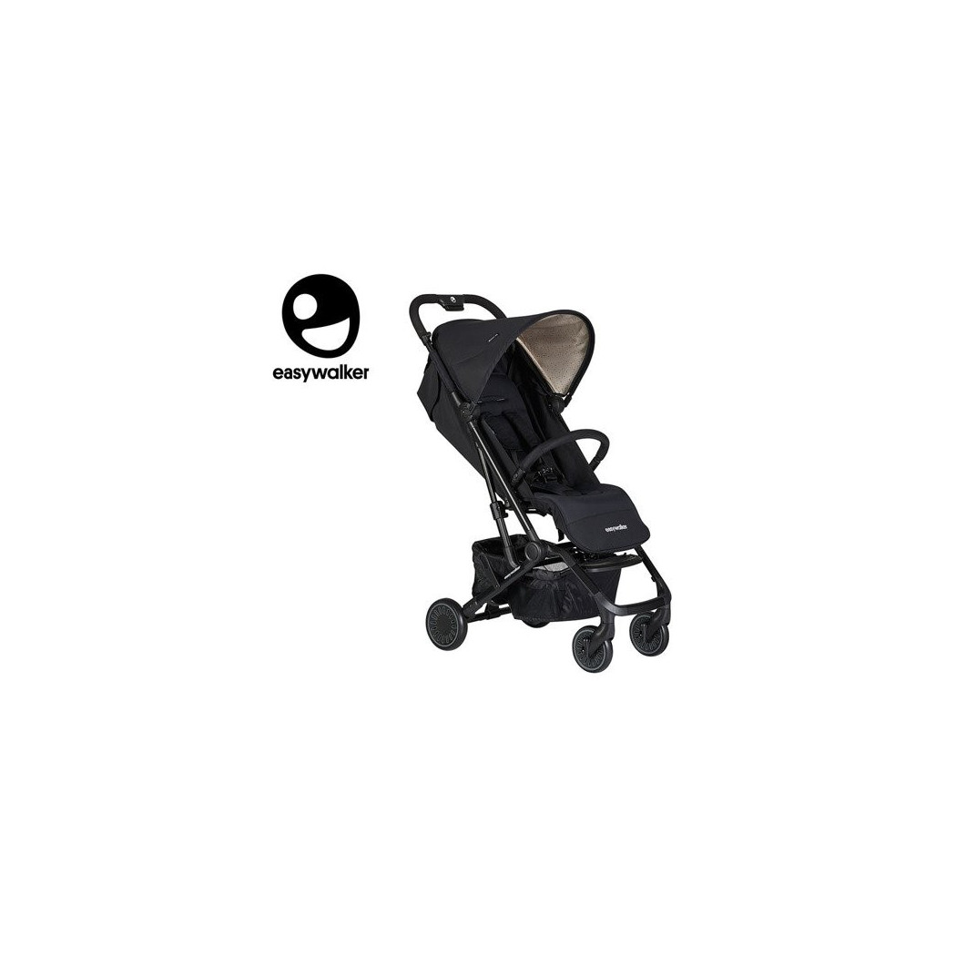 Night Black Easywalker Buggy XS - Wózek spacerowy z osłonką przeciwdeszczową - Easywalker - Spacerówka