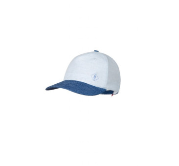 CZAPKA Z DASZKIEM HIPOLIT NIEBIESKA/JEANS r.52 cm - BROEL