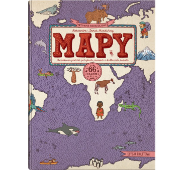 MAPY edycja fioletowa - Aleksandra i Daniel Mizielińscy - rozszerzona - DWIE SIOSTRY