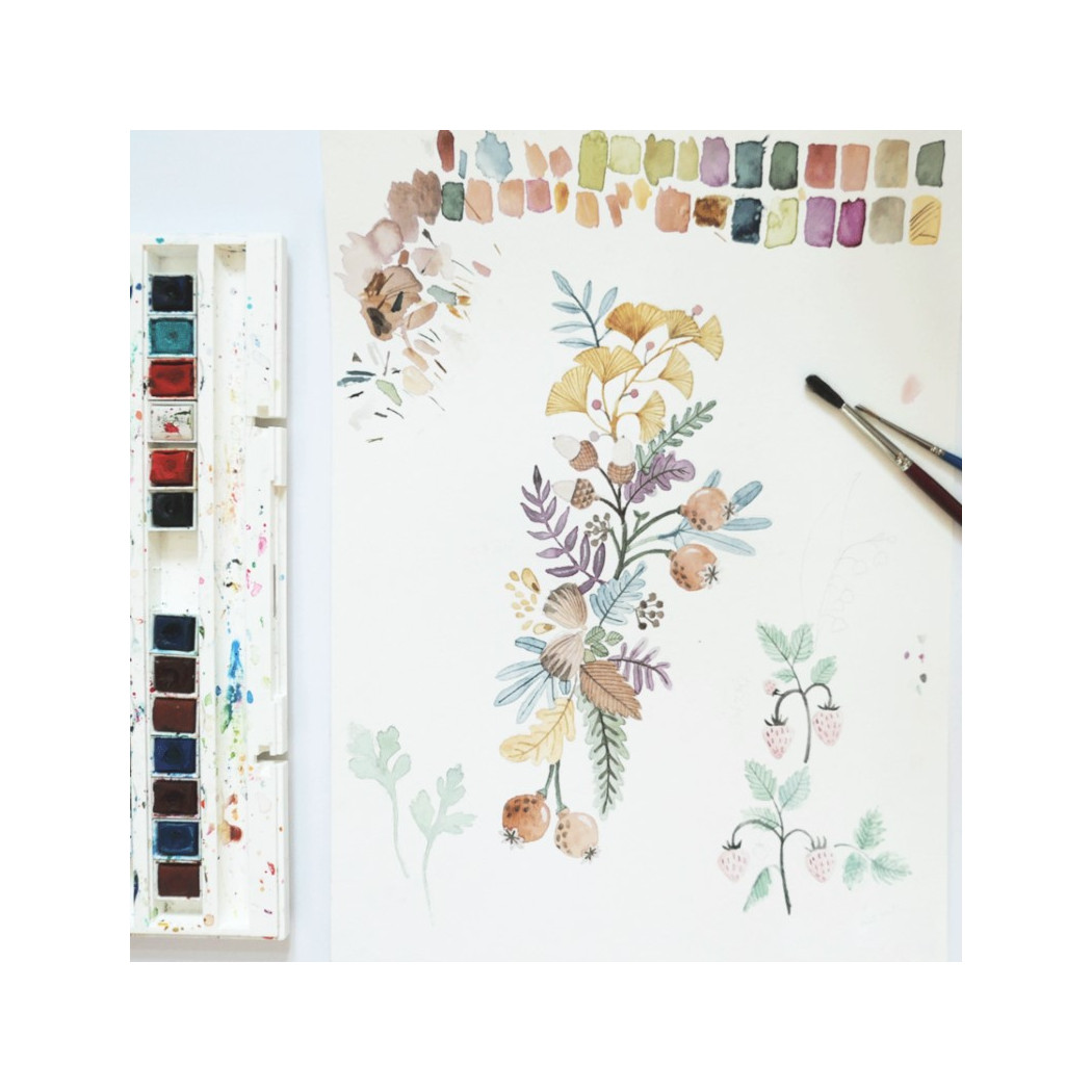 Organizer wodoodporny - Secret Garden - Makaszka