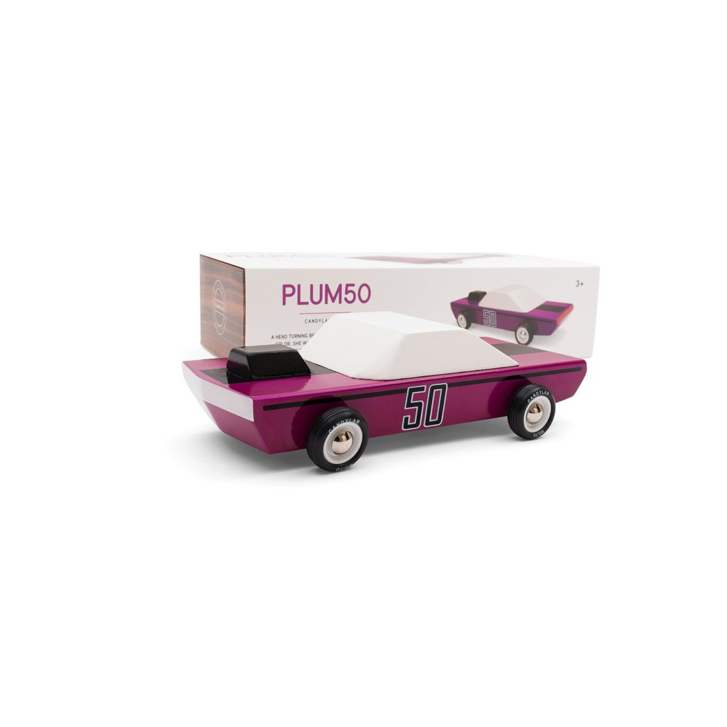 Drewniany Samochód - Plum 50 - Speed Racer - CandyLab