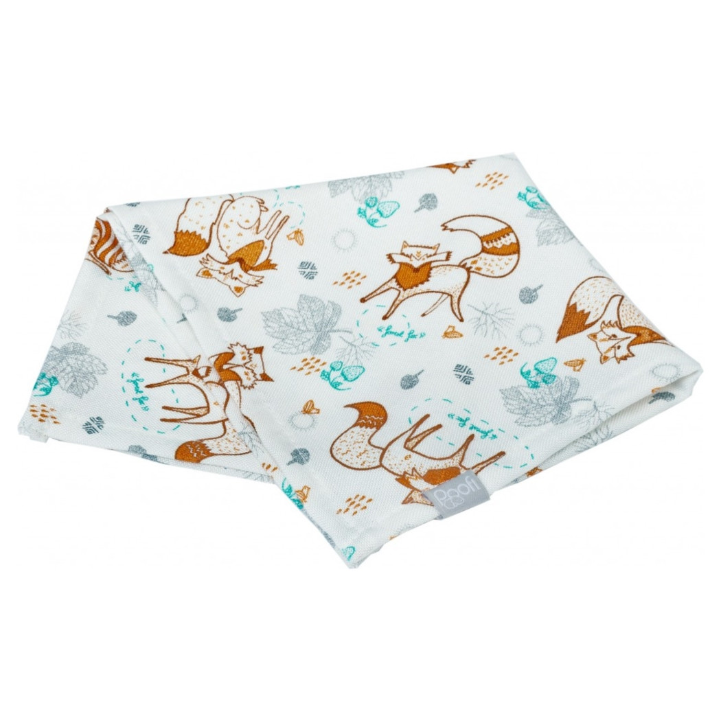 Chusteczka bambusowa - liski - 25x25cm - Poofi