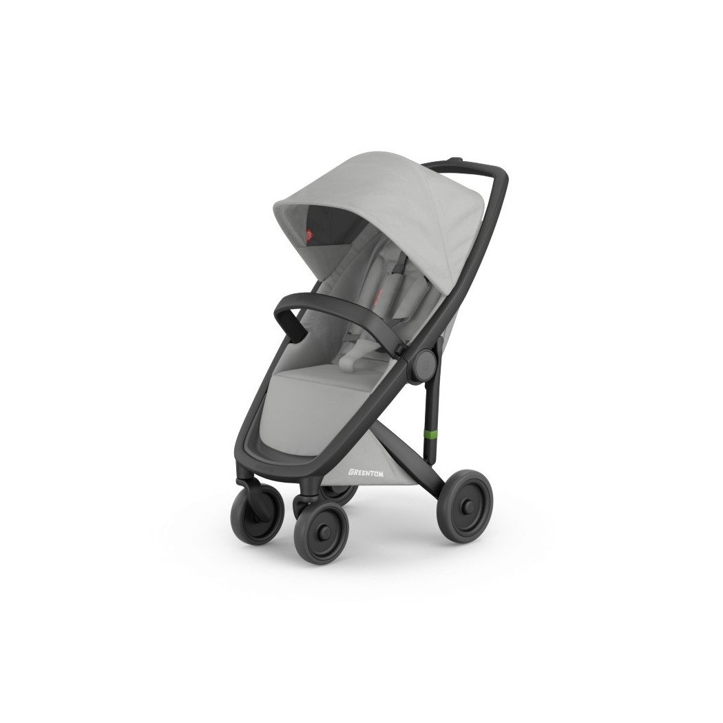 Wózek Greentom  Classic - black - grey / czarno - szary