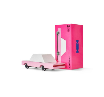 Drewniany Samochód - Pink Sedan - CandyLab