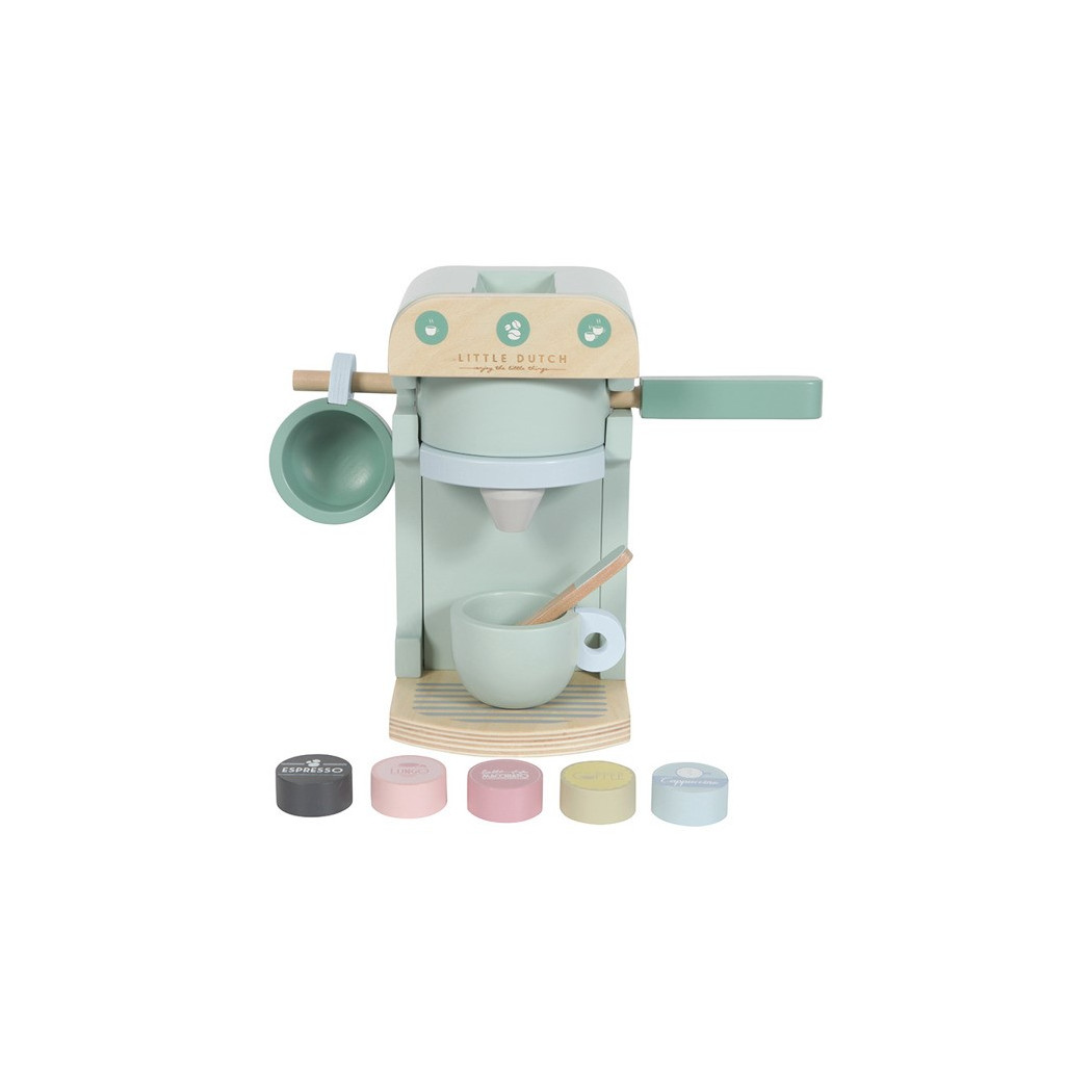Ekspres do kawy z akcesoriami - 10 elementów - Miętowy - Little Dutch