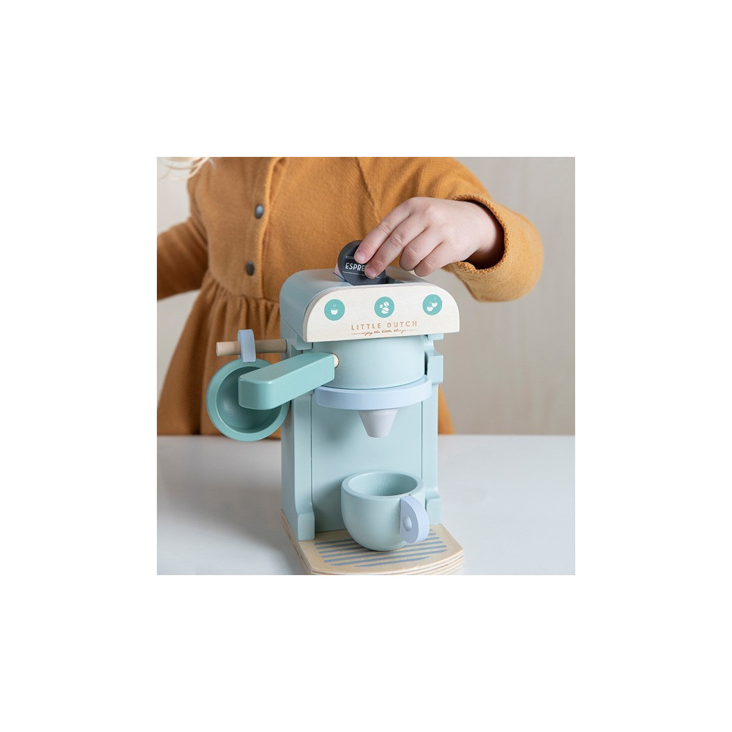 Ekspres do kawy z akcesoriami - 10 elementów - Miętowy - Little Dutch