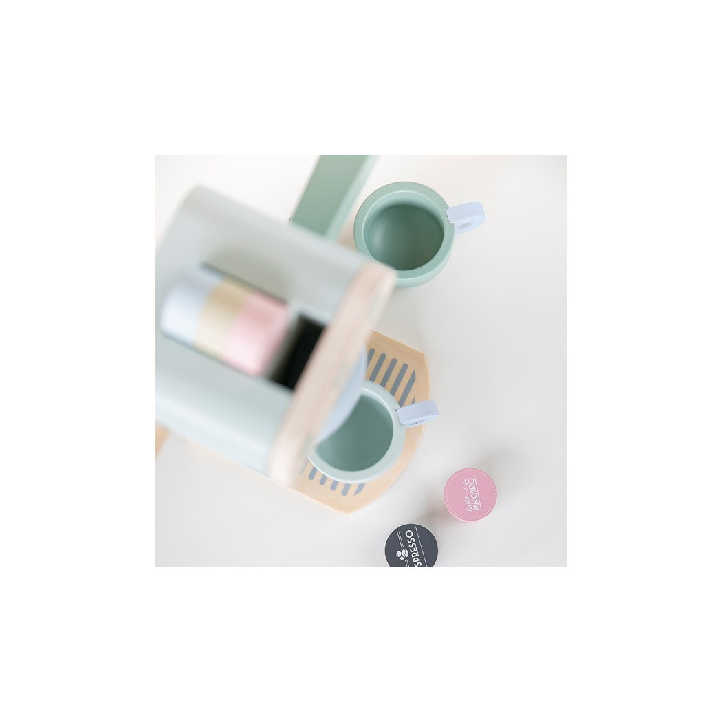 Ekspres do kawy z akcesoriami - 10 elementów - Miętowy - Little Dutch