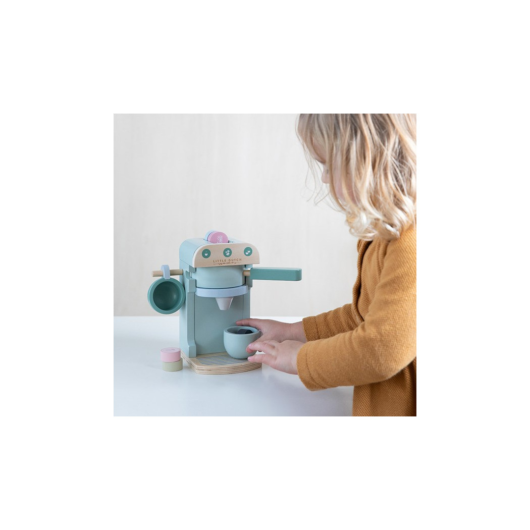 Ekspres do kawy z akcesoriami - 10 elementów - Miętowy - Little Dutch