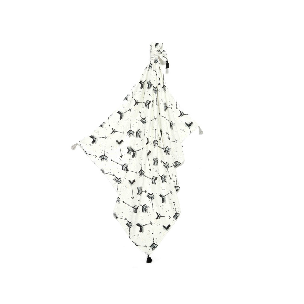 Bambusowy Otulacz -  Boho Royal Arrows - Mgiełka - La Millou - Bamboo Fringe 100x120