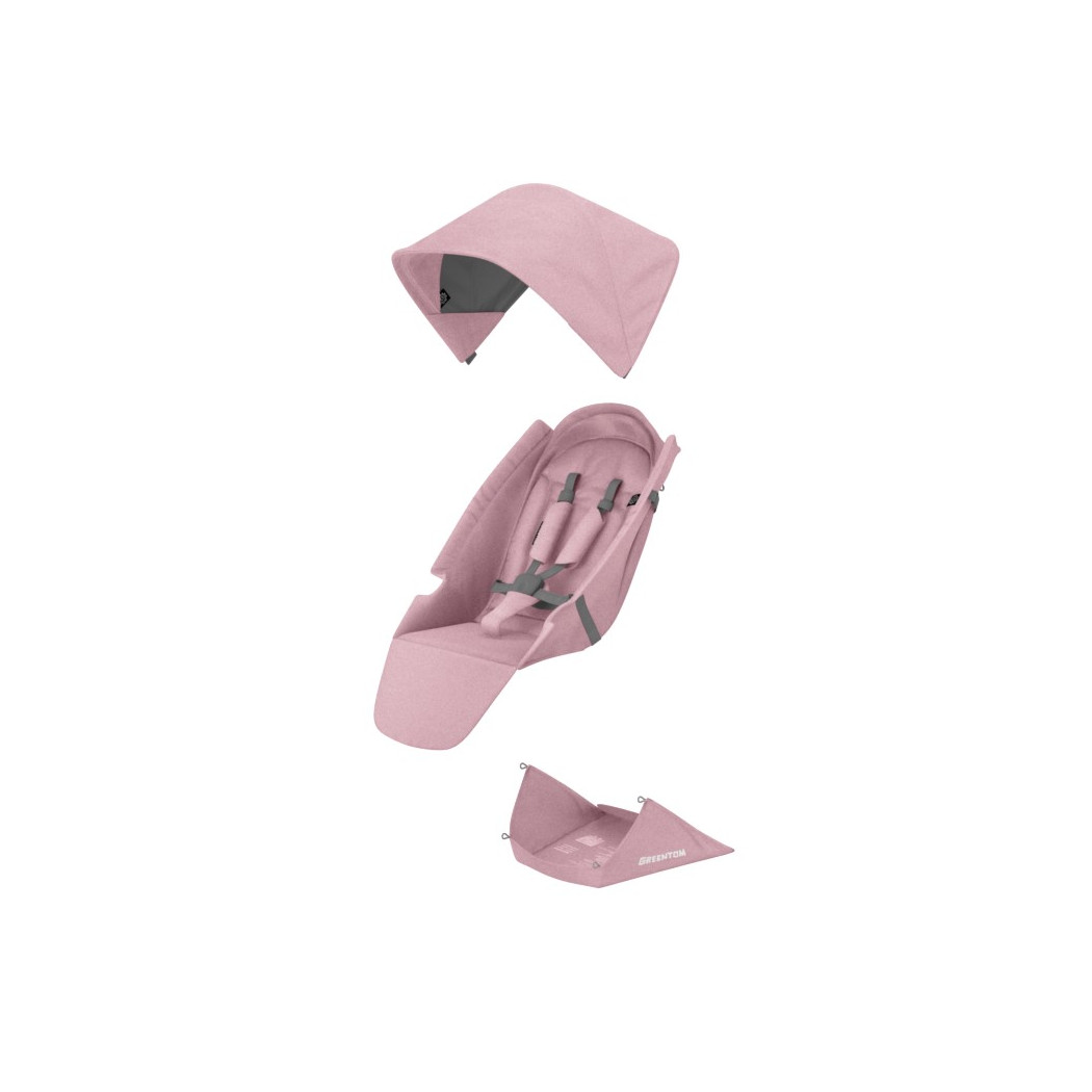 Greentom  Classic - tapicerka - pudrowy róż / rose - materiał - wersja limitowana