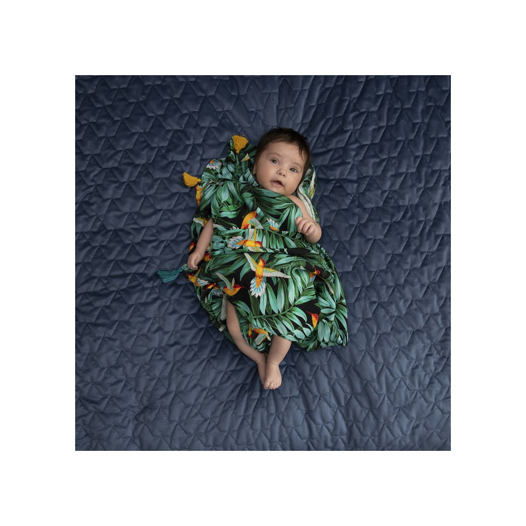 Bambusowy Otulacz - Banana Split Bright - Mgiełka - La Millou - Bamboo Fringe 100x120cm