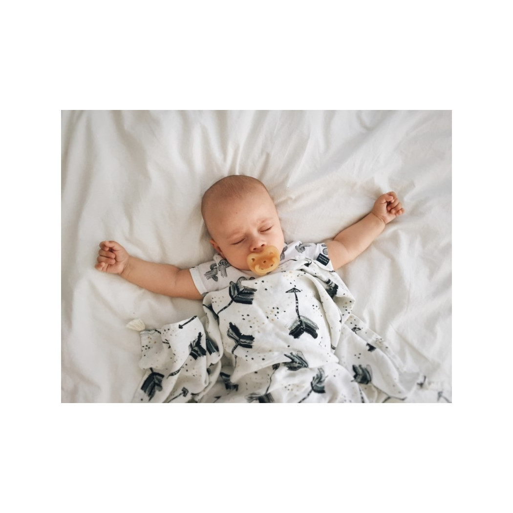 Bambusowy Otulacz - Havana- Mgiełka - La Millou - Bamboo Fringe 100x120cm